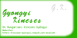 gyongyi kincses business card